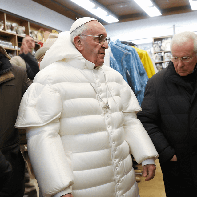 Deepfake-Foto vom Papst